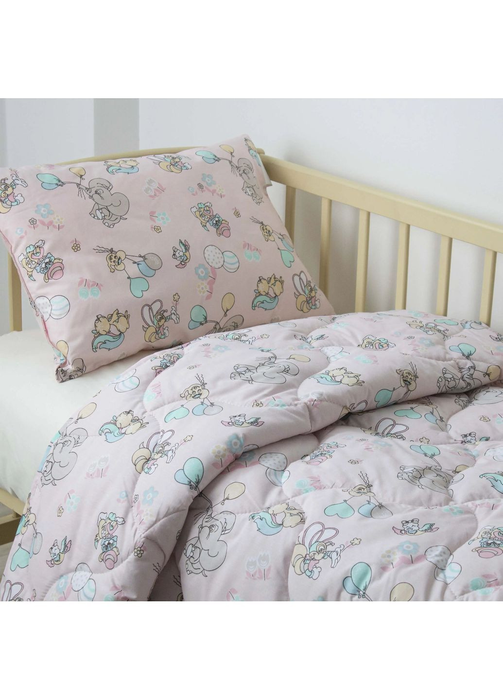 Дитяча ковдра 105*140 см, 250 гр/м2 гіпоалергенна LITTLE FRIENDS Paradise Circus Рожева (29870105140) ТЕП (368157366)