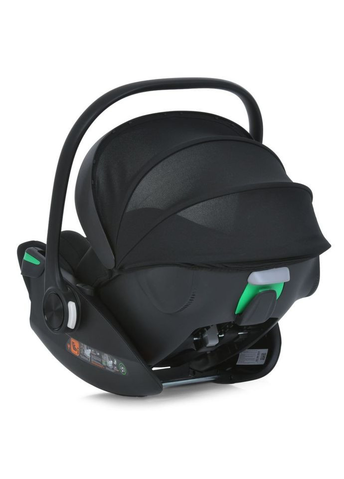 Автокресло детское El Camino i-FLOW ME 1198 для новорожденных до 13 кг черное безопасное автокресло ProDobro (368755646)