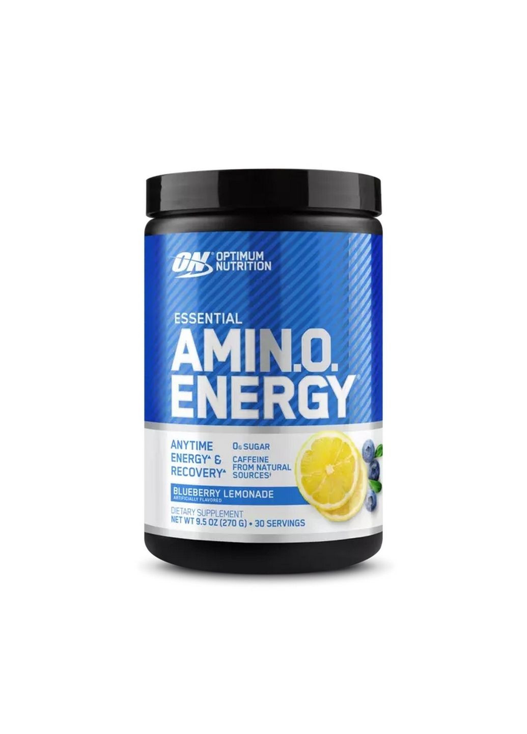 Предтренувальний комплекс Optimum Essential Amino Energy, 270 грам Чорничний лимонад Optimum Nutrition (293483069)