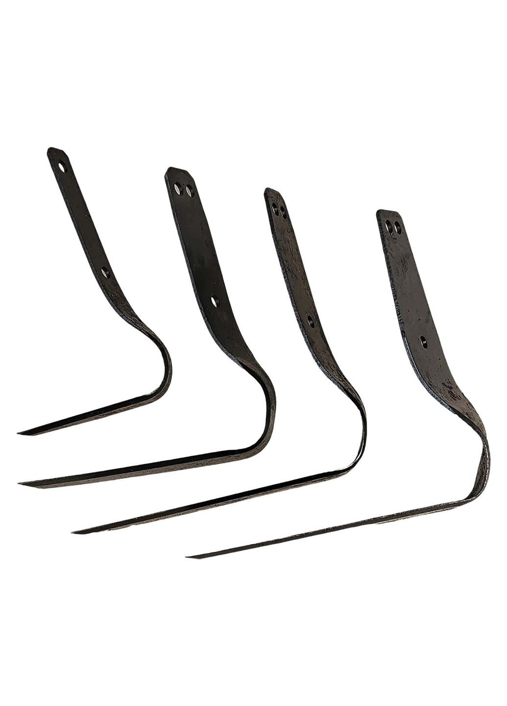 Комплект универсальных плоскорезов Фокина сталь 65Г (набор з четырех) с держаками 1.2 м Господар (332664189)