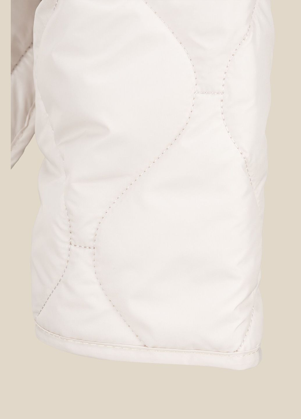 Молочная демисезонная куртка женская wbc02359 молочный shop (2000990417947) LAWA