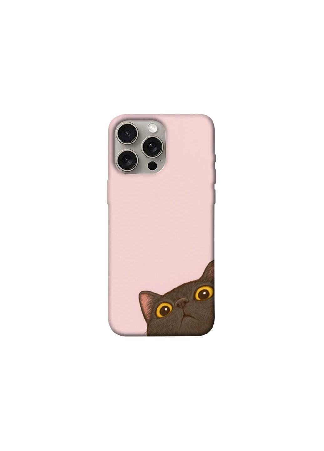 Чохол на Apple iPhone 15 Pro Max (6.7") Peeping cat Frontalka (352221884)