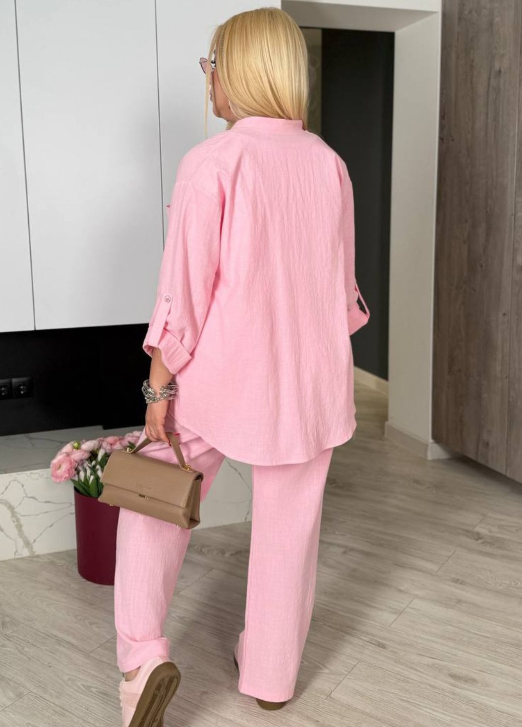 Костюм-двойка: рубашка и брюки прямого кроя Allthings (327290010)