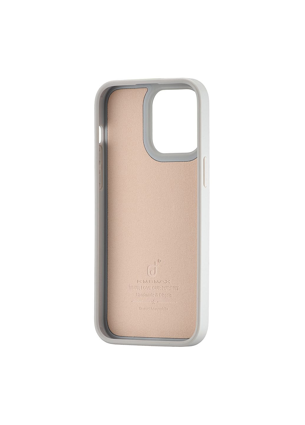 Чехол Jinduka Leather with MagSafe iPhone 14 Pro Max Beige (Уценка, повреждена упаковка) Case (359401634)