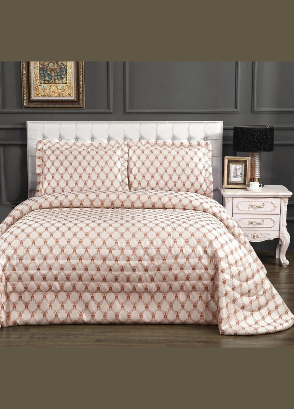 Покривало 250 х 260 см Semia AR-TR1004403-peach Arya (336877055)