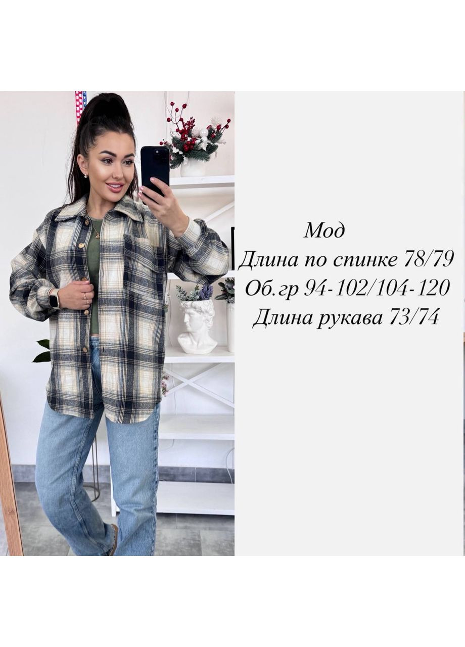 Сорочка у клітинку Fashion (353303173)