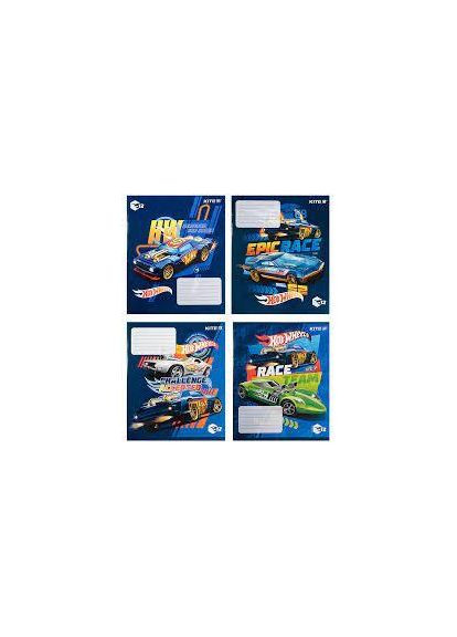 Тетрадь 12 листов линия " " / Hot Wheels Kite (342417293)