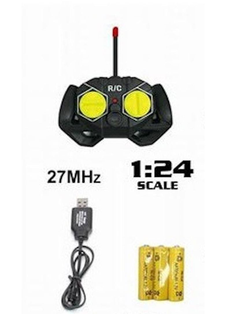 Автомодель джип на радиоуправлении 1:24 внедорожник со светом на батарейках АВТОПРОМ (366289063)