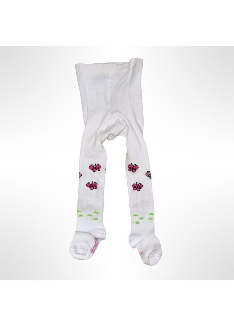 Дитячі колготки бавовняні De Мішка 3D Білі (0757) Melatti (356603656)