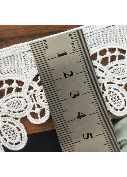 Кружево макраме 5см (13м) Цвет белый (47-H2122-1) Plus-plus (352743386)