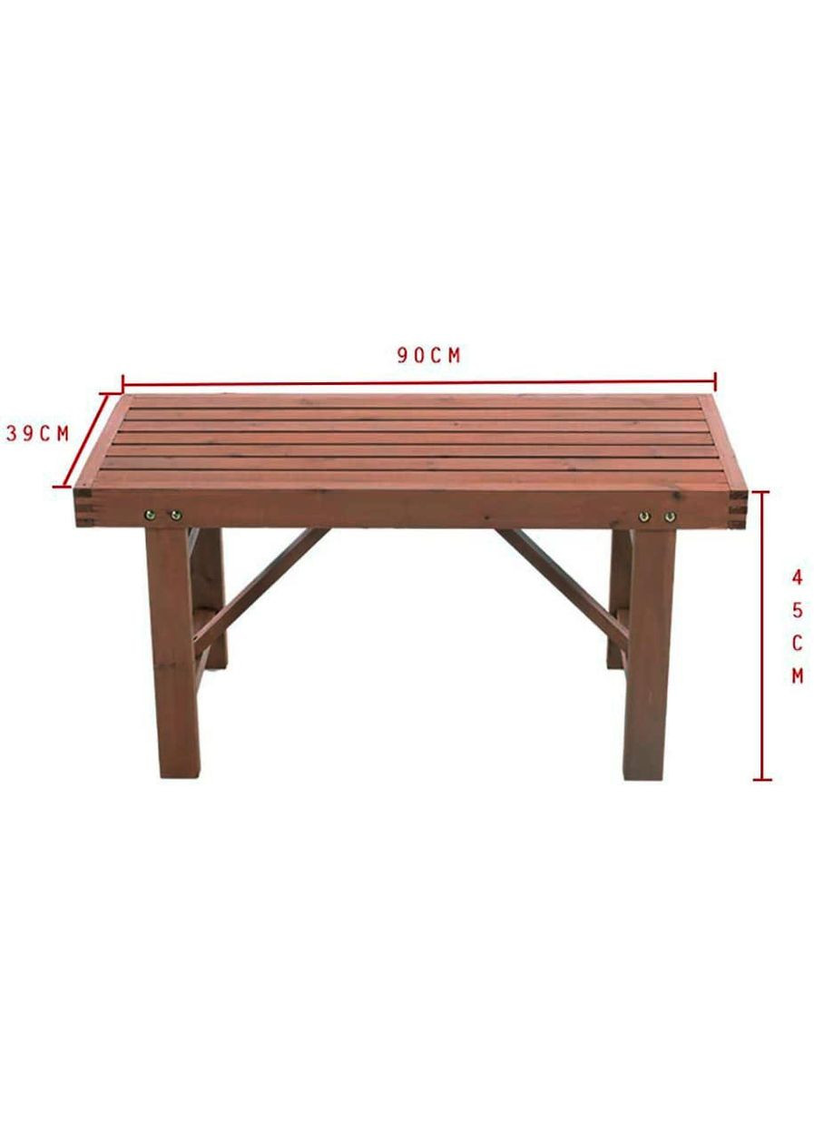 Садовая скамейка из дерева Солегорск 90 капучино (СДС-901409) No Brand (328960497)