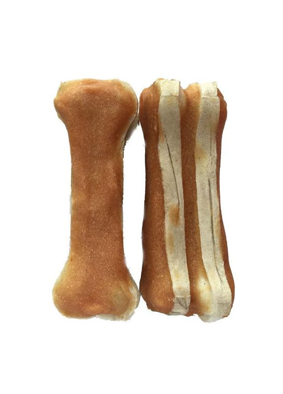 Ласощі для собак ТМ «» Сендвіч з курки та пресованої кістки, 15,5см, 500г Lucky Star (315598868)