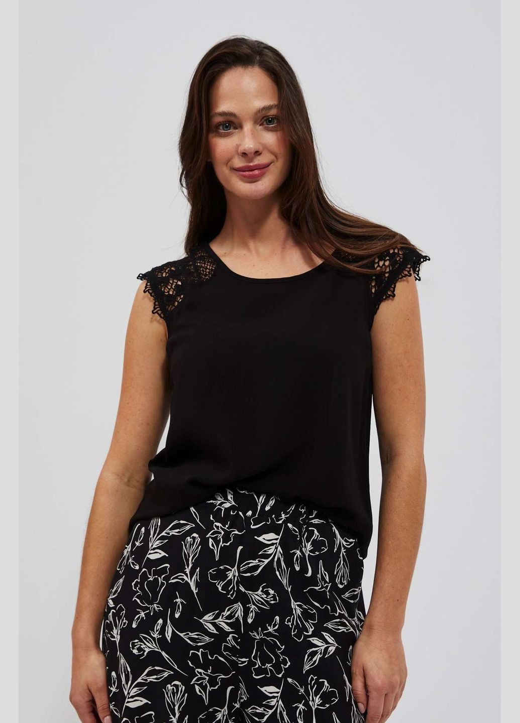 Чёрная блуза Moodo