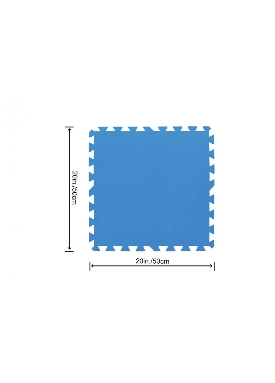 Коврик для подстилки бассейна Пазлы 50х50 см, 9шт в комплекте Bestway (365250427)