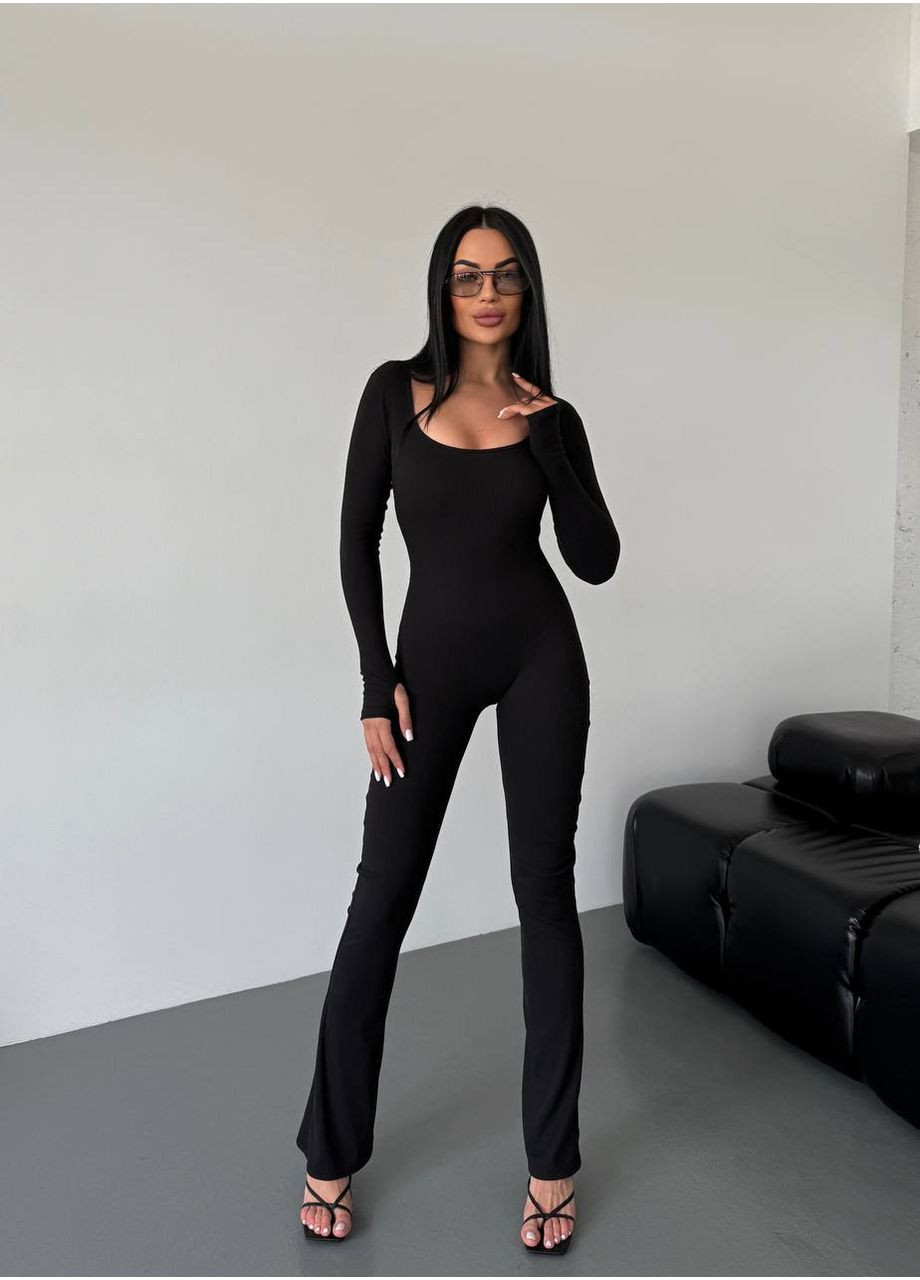 Женский комбинезон Osoblyva комбинезон-брюки чёрный