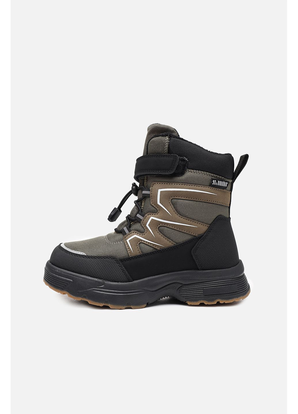 Зимние термосапоги для мальчика цвет хаки cb-00279567 Yuki