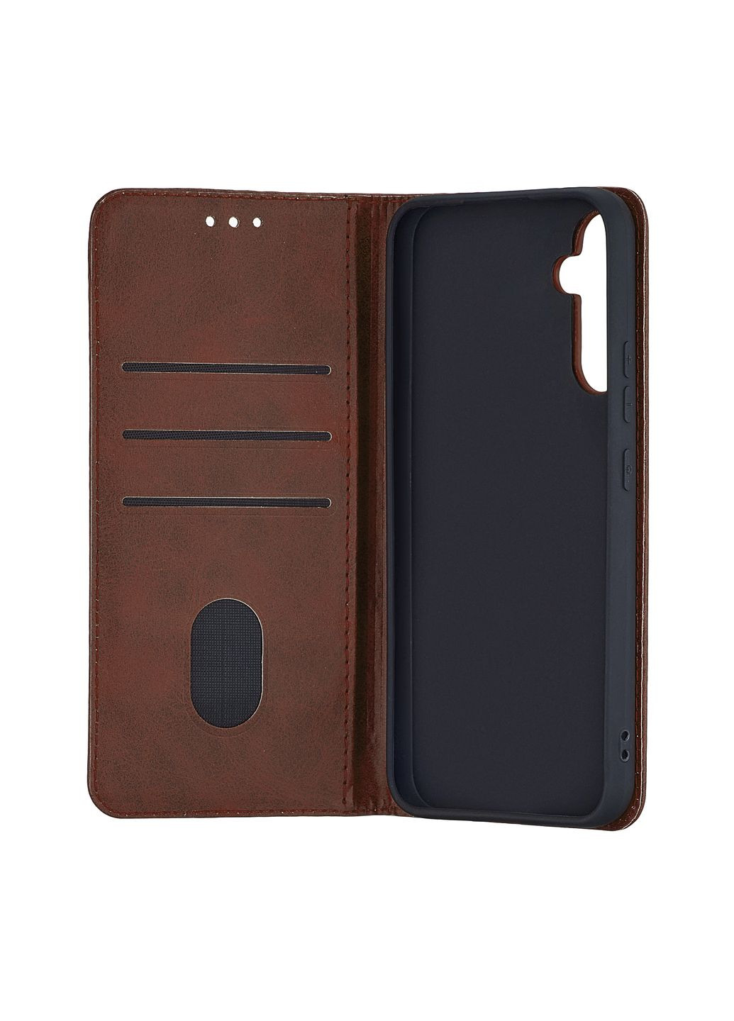 Чохол-книжка Premium Samsung ( A346 ) Dark Brown Case A34 5G (297457600)