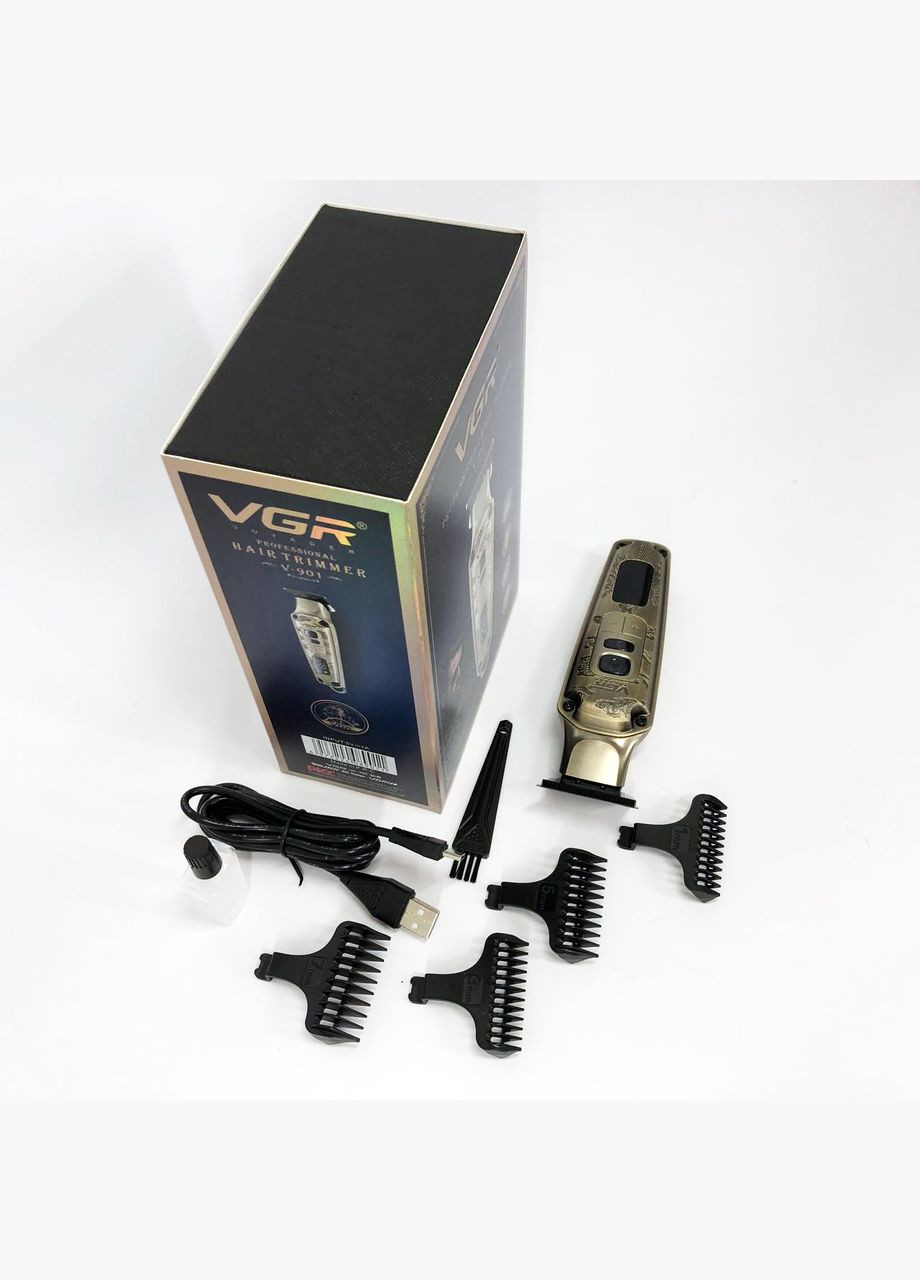 Професійна машинка для стрижки волосся триммер V-901 з насадками, професійна електробритва VGR (364665429)