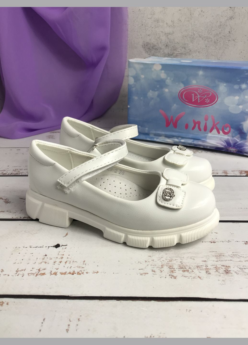 Туфлі дитячі для дівчинки Білий (798) W.Niko (347236263)