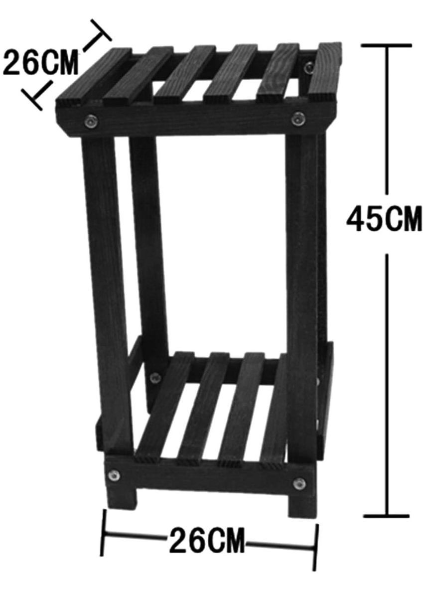 Подставка для цветов из дерева Миранда венге (ЦВП-009712) No Brand (328226429)
