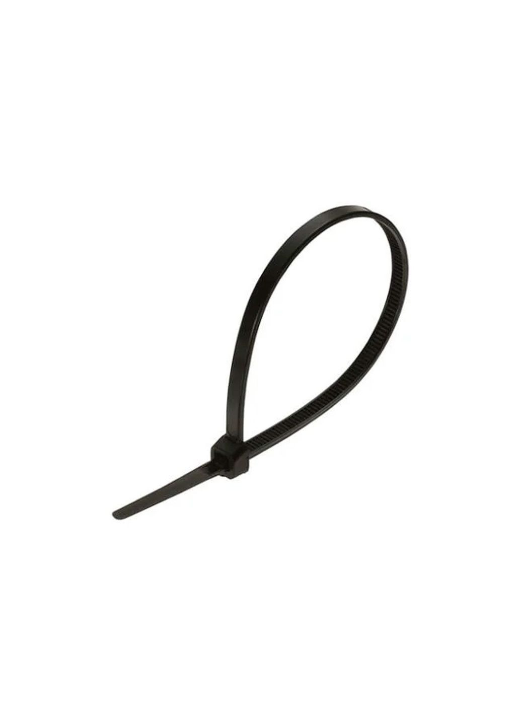 Стяжка нейлонова Unifix 5 x 350 мм чорна для кріплення (100 шт.) Apro (335400142)