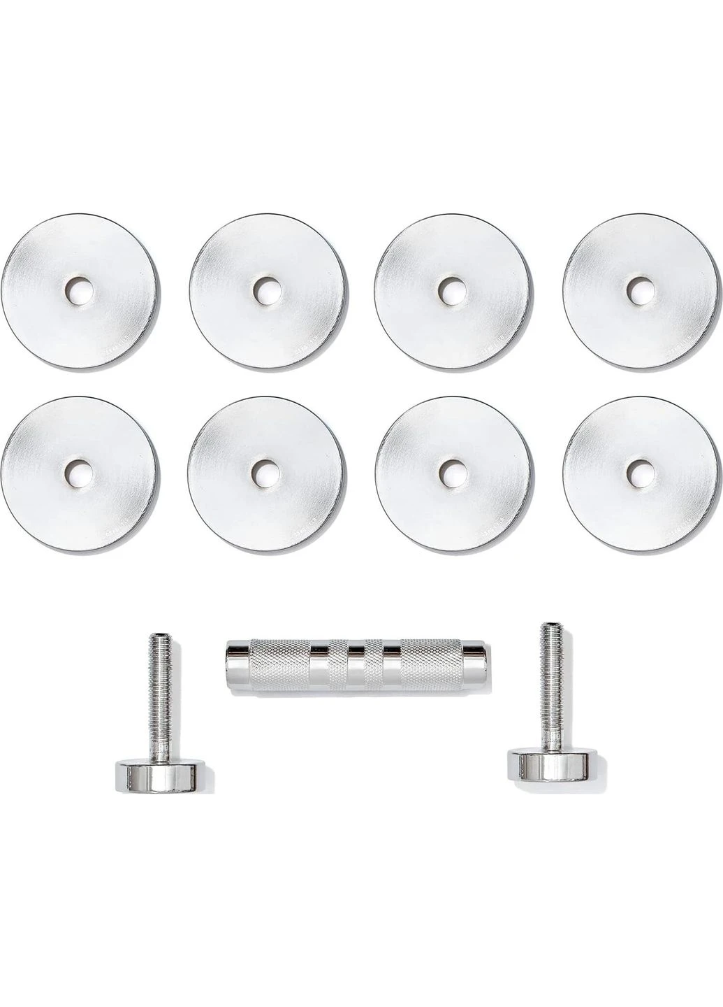 Гантель набірна срібна (5,0 кг) ADWT-11400 adidas ADJUSTABLE CHROME DUMBBELL (399957298)