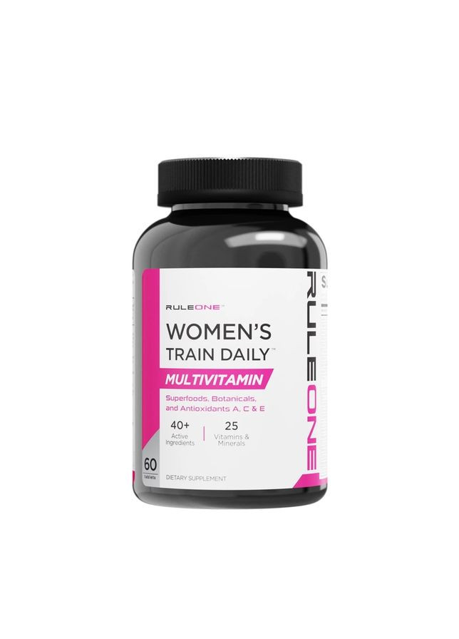 Вітаміни та мінерали Rule 1 Women's Train Daily, 60 таблеток Rule One (334705658)
