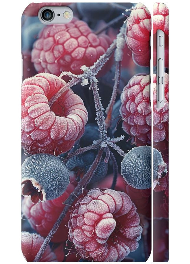 3D пластиковий матовий чохол 'Морозні ягоди' для Endorphone apple iphone 6s (285118592)