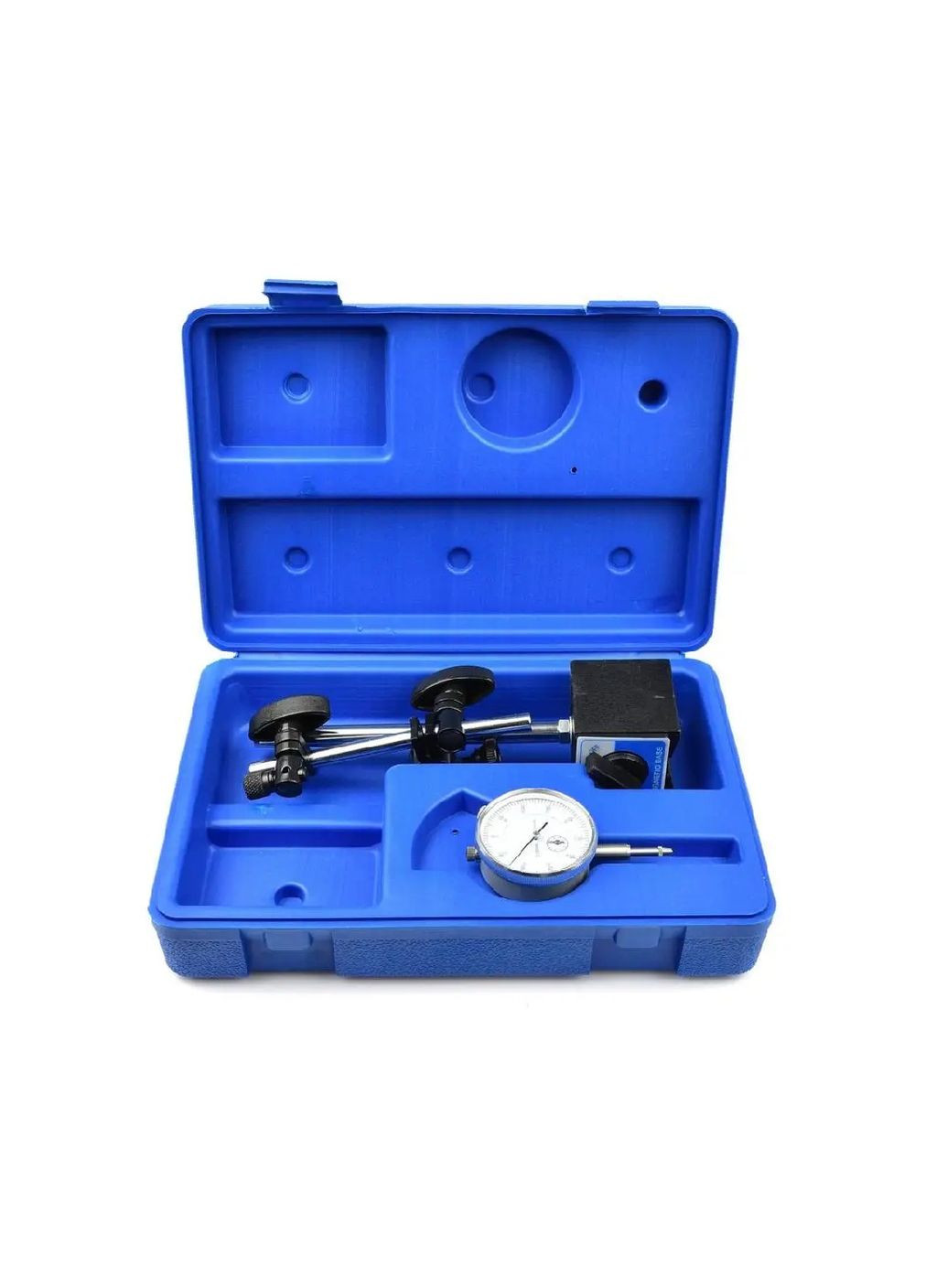 Індикатор циферблатний стрілочного типу 0-10 мм з точністю до 0,01 мм стійкою на магнітному тримачі (478872-Prob) Unbranded (314765687)