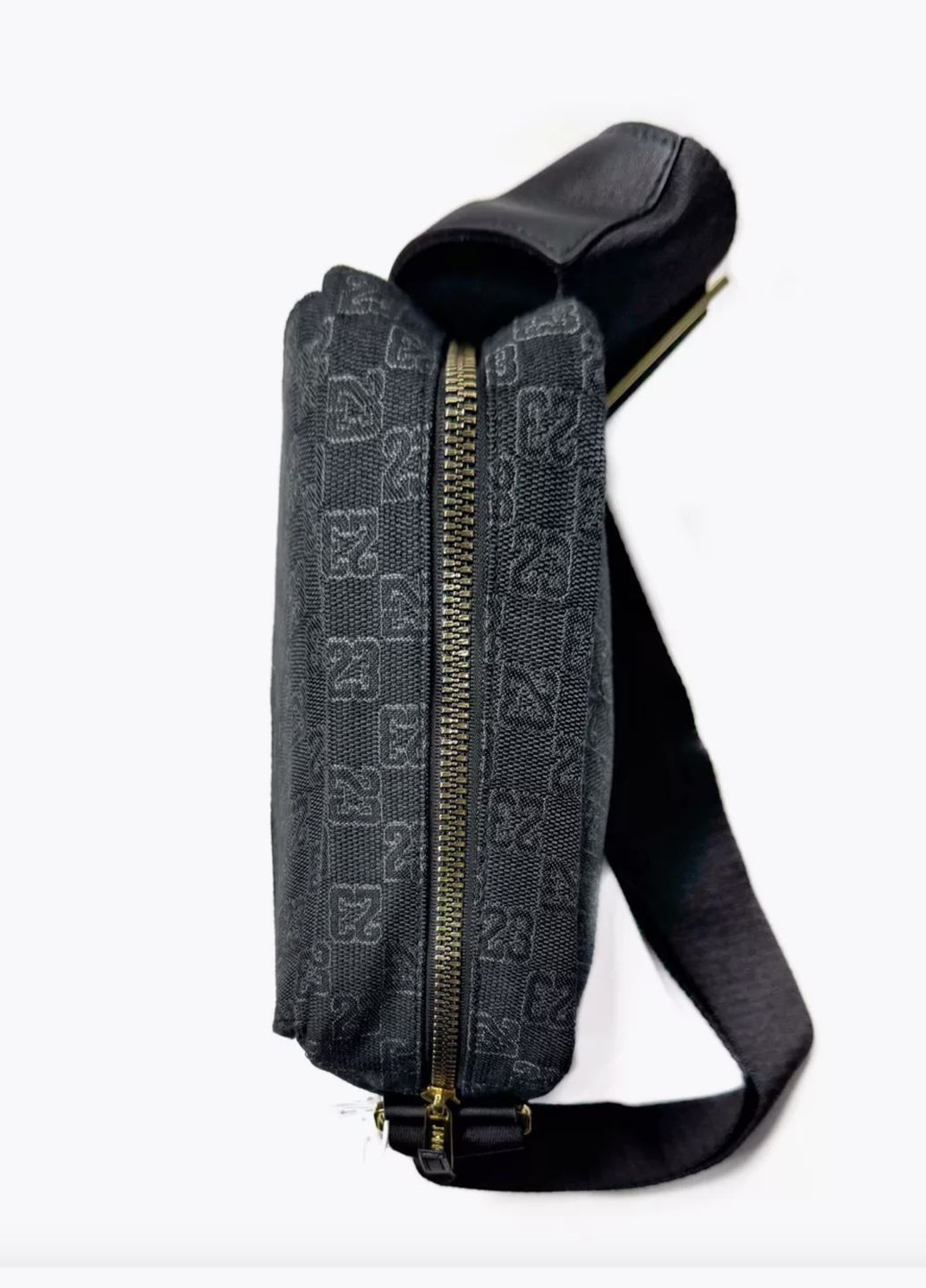 Велика сумка через плече, унісекс, чорного кольору. No Brand Мессенджер (322640229)