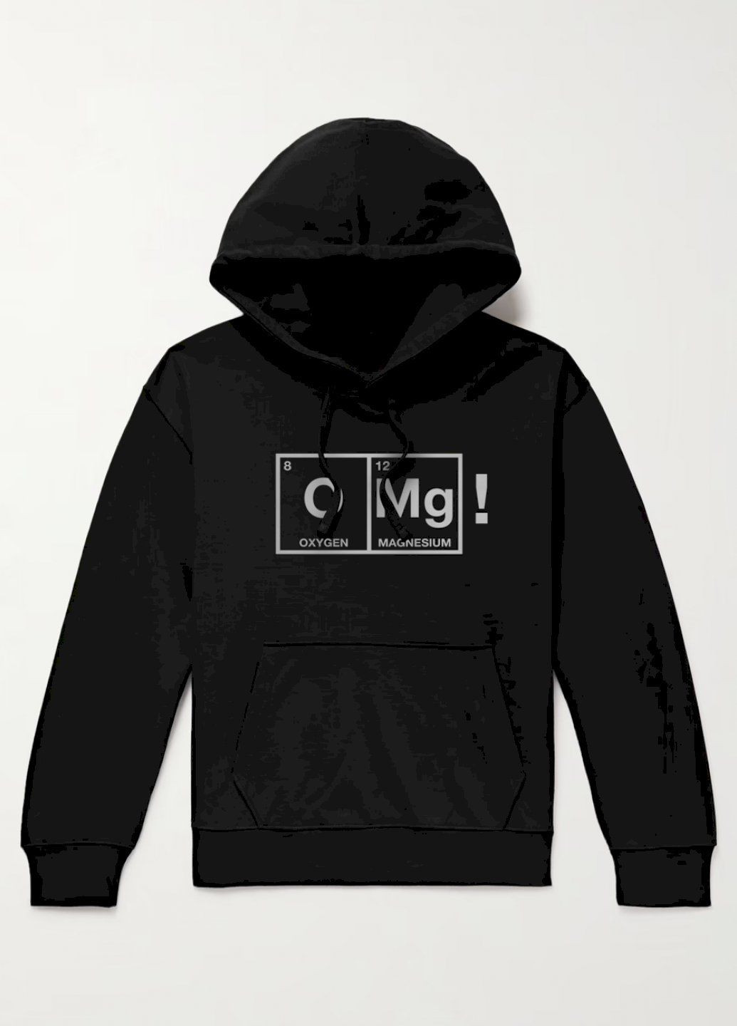 Черный худи мужская черная с флисом YAPPI рисунок (305003869)