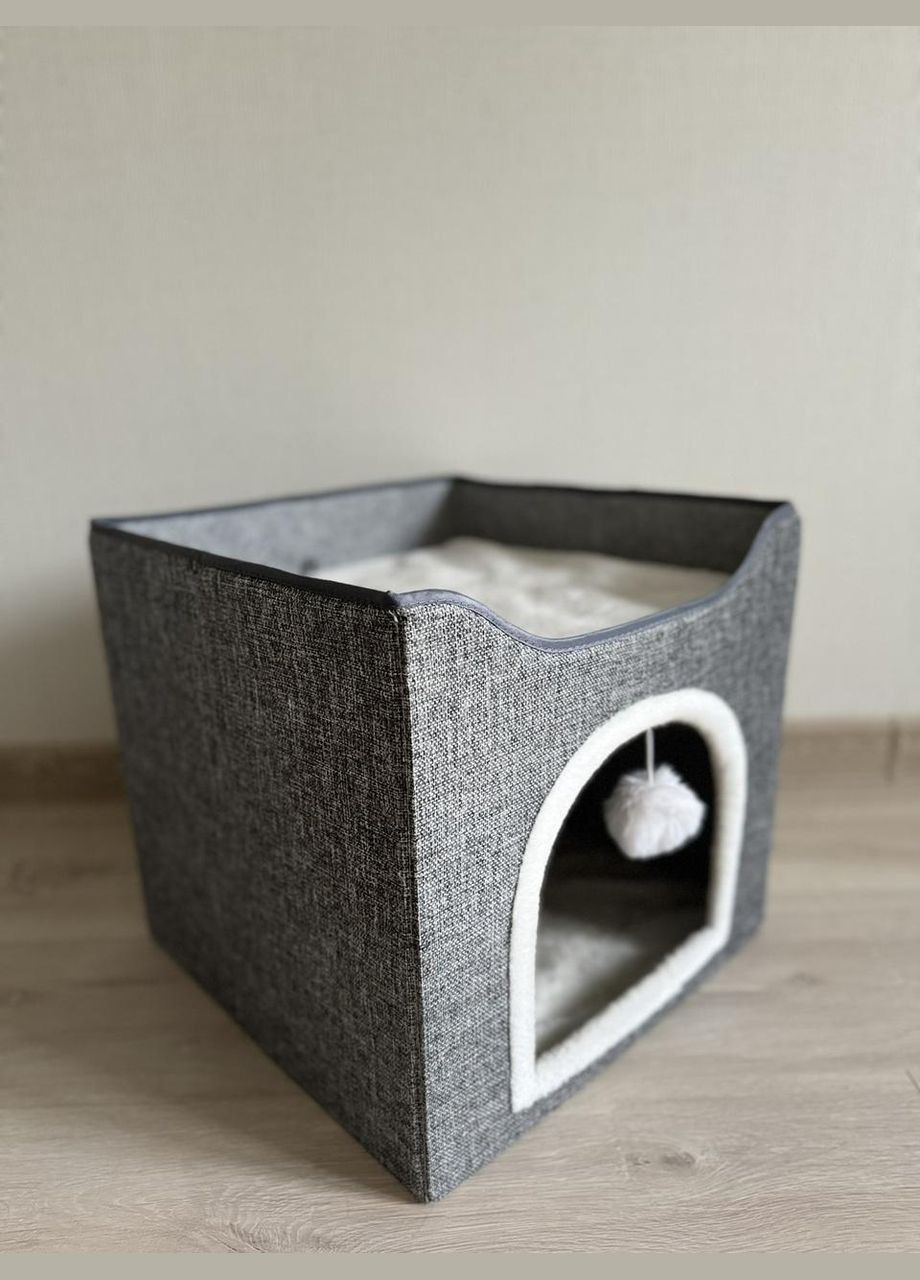 Домик складной для собак и кошек Каркасный дом двухуровневый для животных No Brand (306554868)