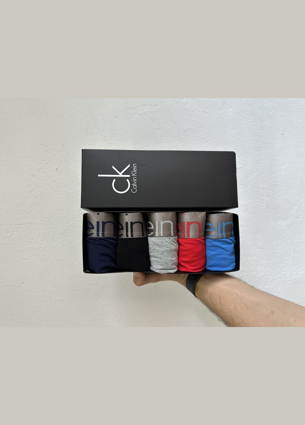 Набор мужских трусов Steel Calvin Klein (333799201)