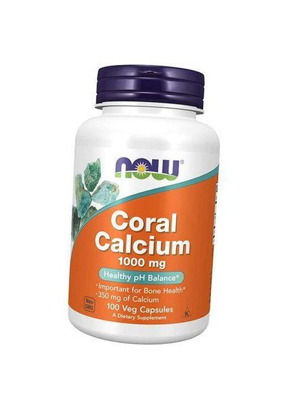 Коралловый Кальций, Coral Calcium 1000, 100вегкапс (36128203) Now Foods (304765130)