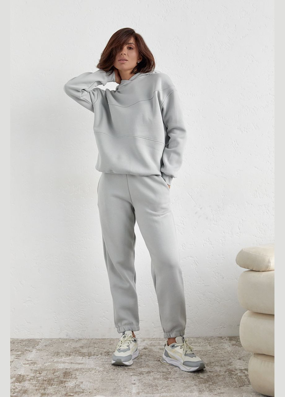 Утеплений жіночий спортивний костюм з капюшоном Liton (296909118)