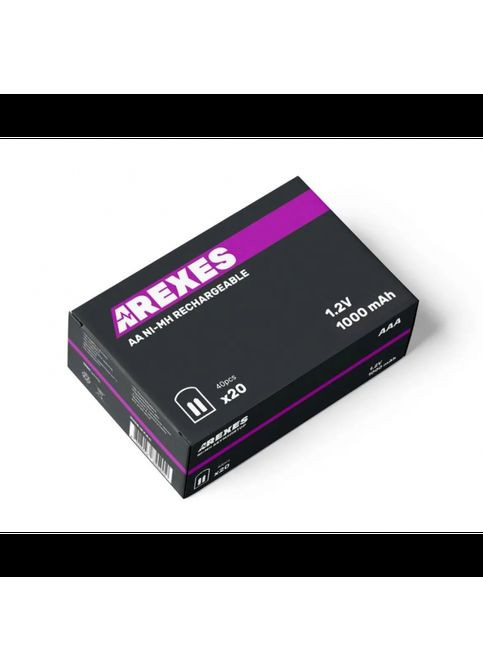 Акумулятор ААА Arexes (1000mAh) 1.2v (NI-MH) міні пальчик MDR No Brand (371794173)