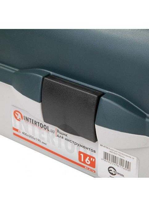 Ящик для інструментів 16" 400*205*190 мм BX-6116 MDR Intertool (371794006)