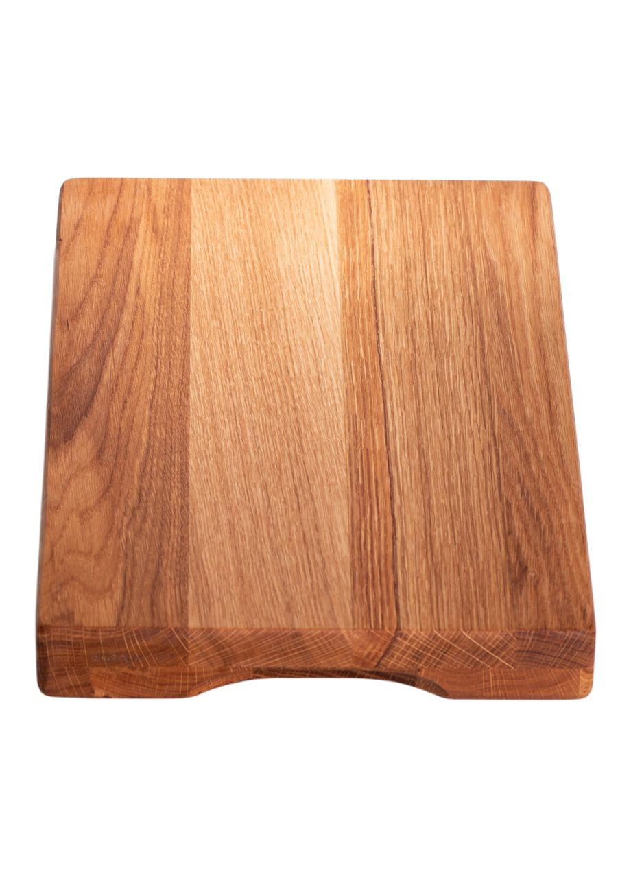 Кухонна обробна дошка дерев'яна 45×30 см прямокутна C35W300450D LUGI (370974772)