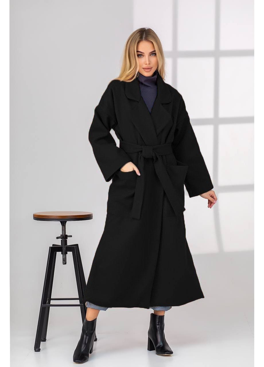 Черное демисезонное Пальто Україна