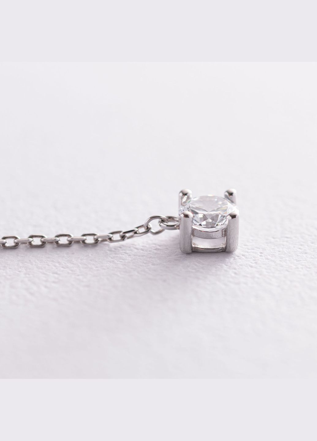 Срібне кольє з фіанітами 181096 43 Oniks (295572383)