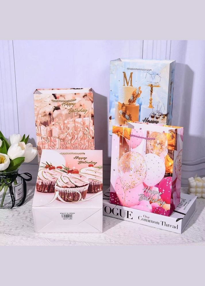 Пакет подарочный бумажный M 26*32*10см Home (304923875)