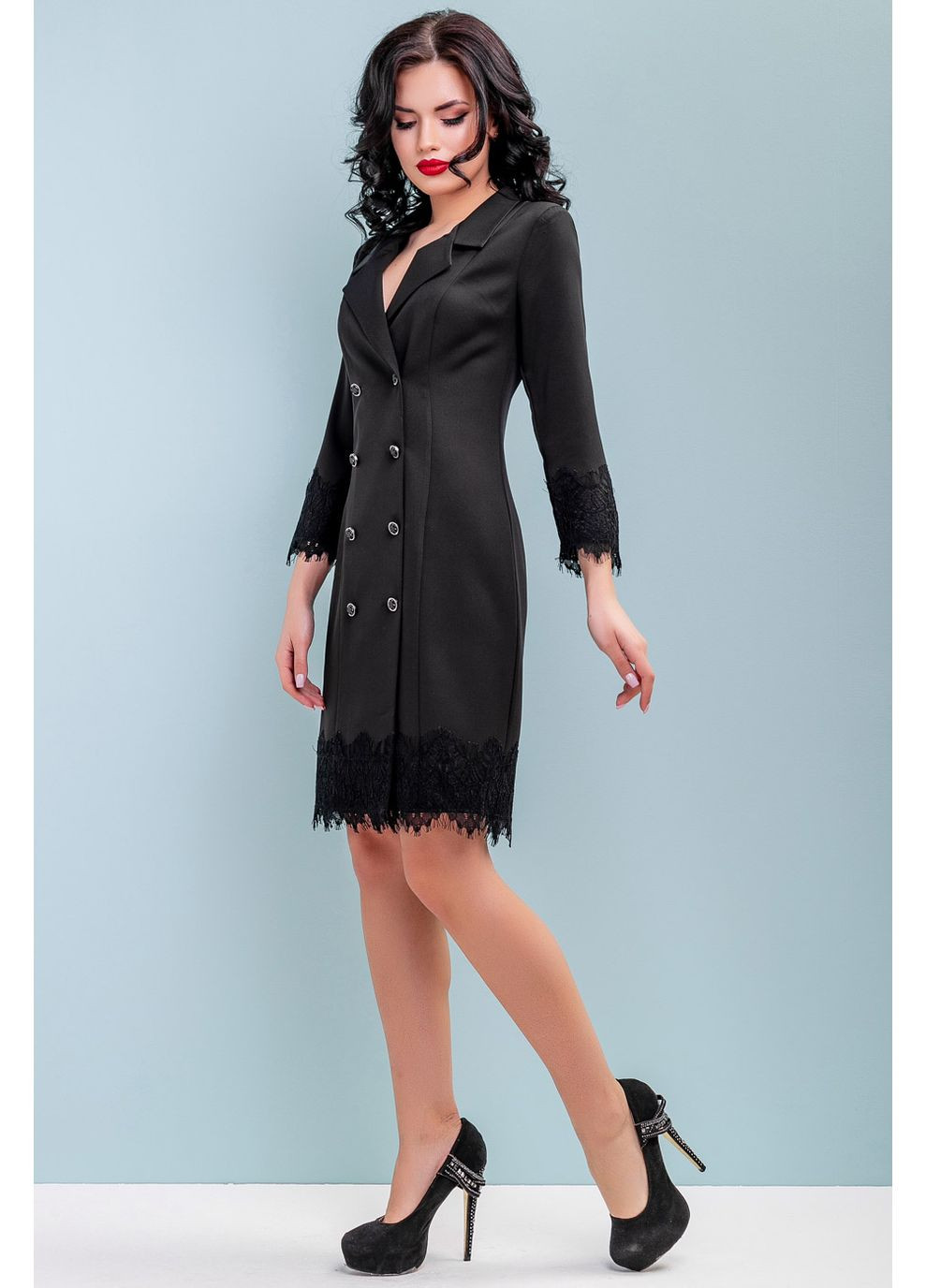 Черное платье 1011.3227 Seventeen