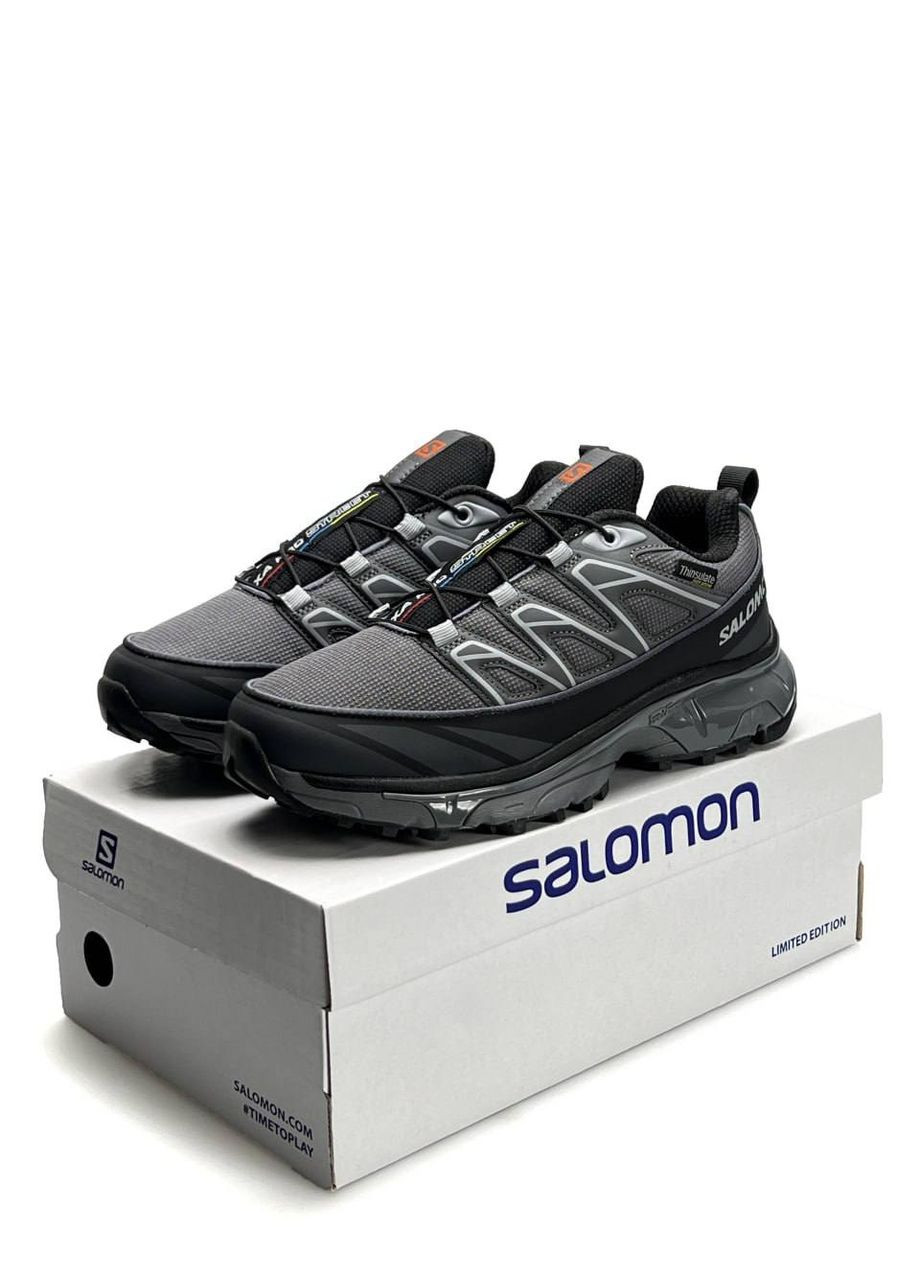 Сірі Осінні кросівки чоловічі salomon grey black No Brand XT-6 Expanse Ltr GTX