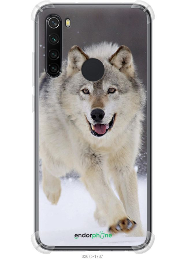 Чохол на Xiaomi Redmi Note 8 "Біжучий вовк" "826sp-1787-70447" Endorphone (385939514)