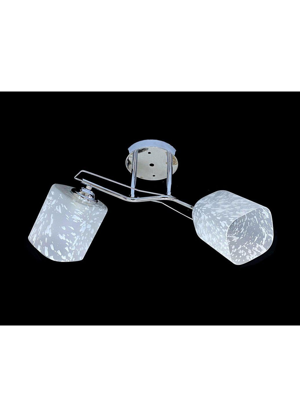 Люстра стельова на 2 плафони 7364F/2 Хром Sirius (365877981)