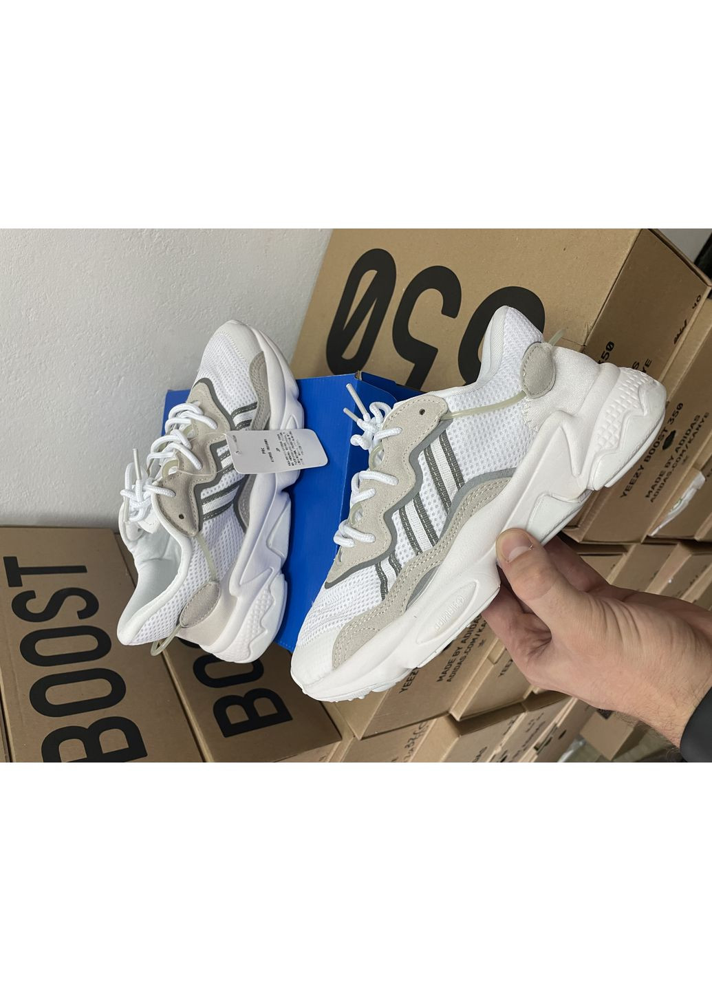 КРОСІВКИ ЖІНОЧІ ADIDAS OZWEEGO ADIPREN WHITE АДІДАС ОЗВІГО No Brand білі демісезони (368885717)