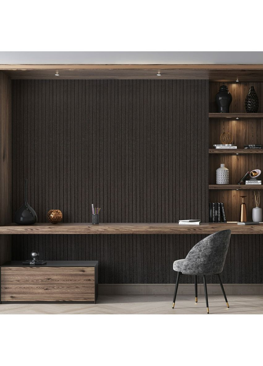 Панель-рейка в рулоне 2900х350х6мм Черный SW-00002070 Sticker Wall (362094996)