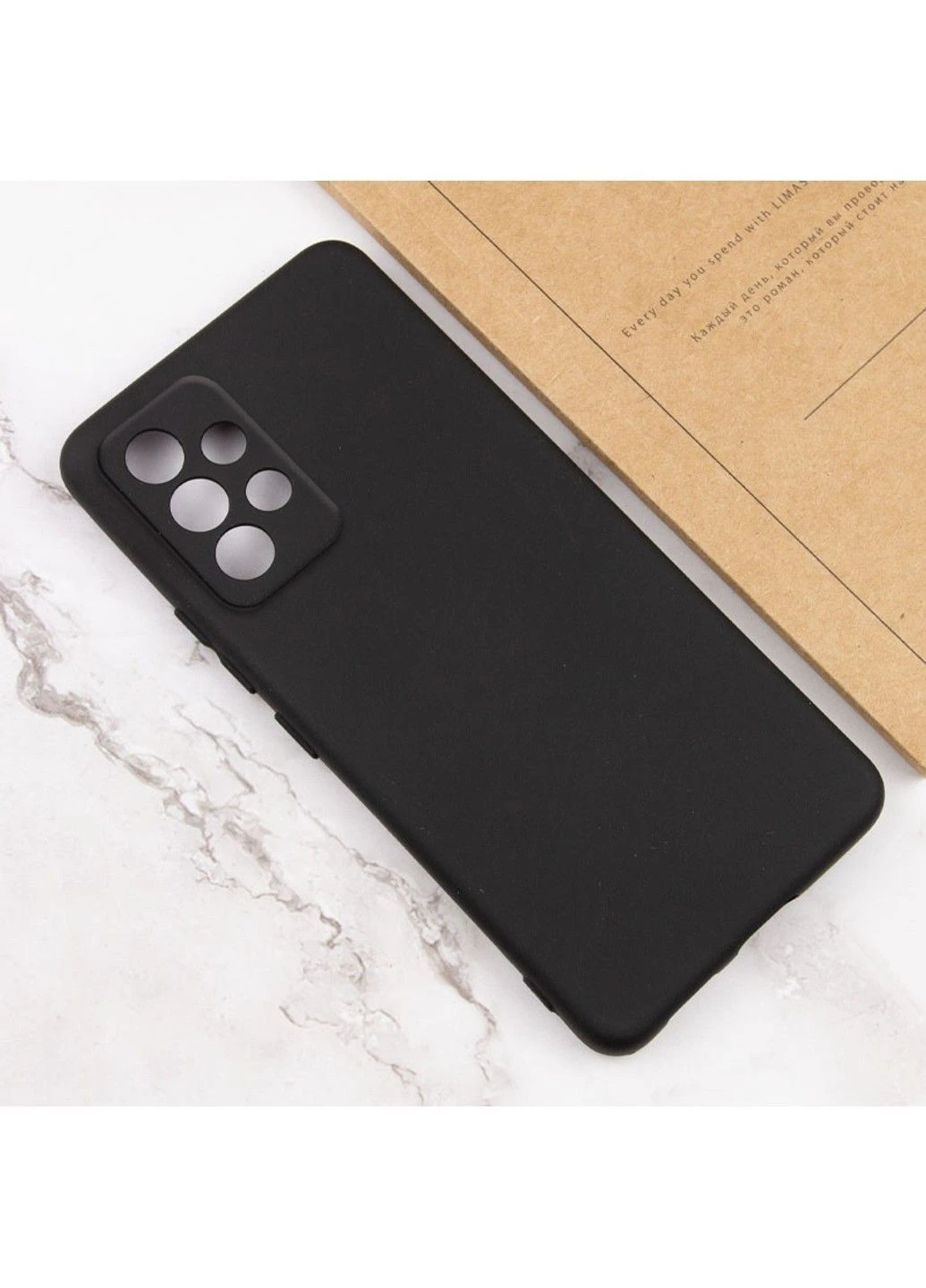 Чехол TPU Liquid Silk Full Camera для Samsung Galaxy A52 4G / A52 5G / A52s Getman (399202764)