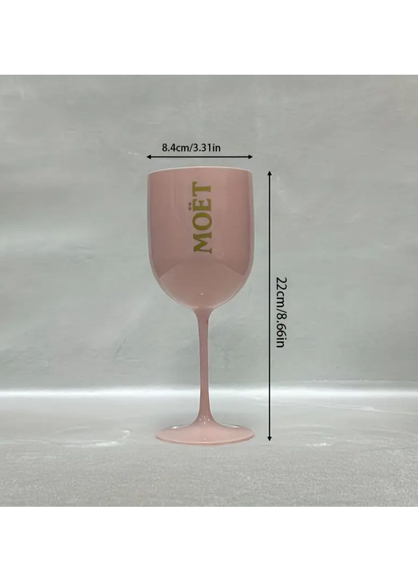 Бокал-фужер пластиковий "МОЕТ" (висота 21см) No Brand (361231007)