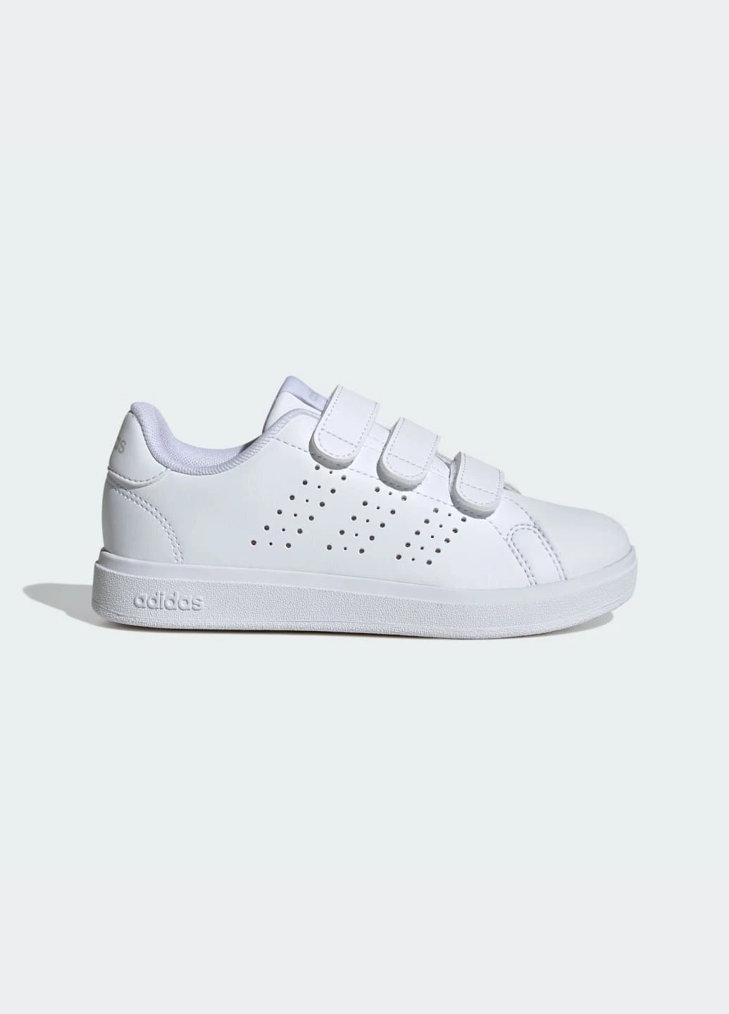 Білі всесезонні кросівки advantage base 2.0 kids adidas
